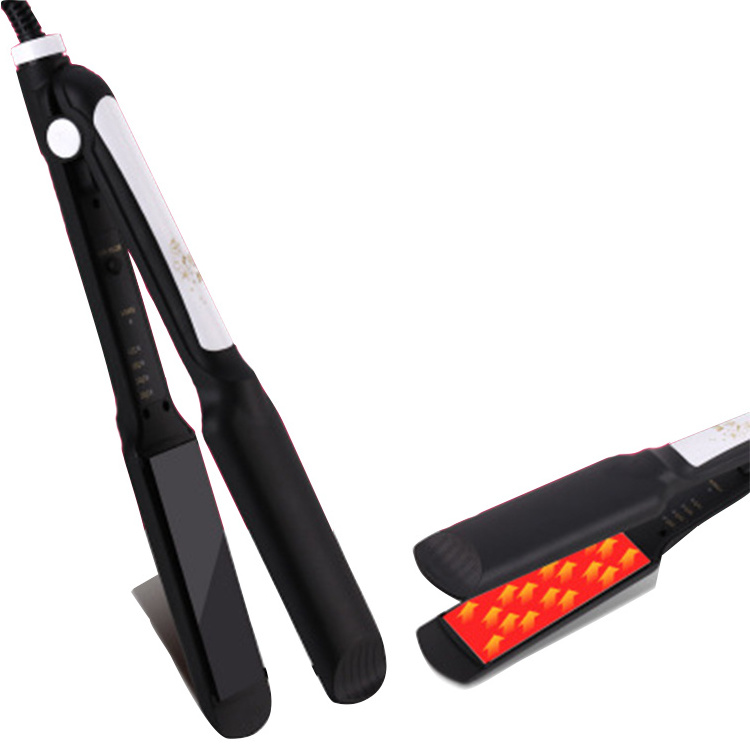 Professional ceramic tourmaline ionic flat iron hair straightener