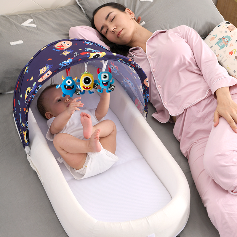 Portable baby bed sleeping nest travel beds crib mobile baby crib tent cots for new born baby bed