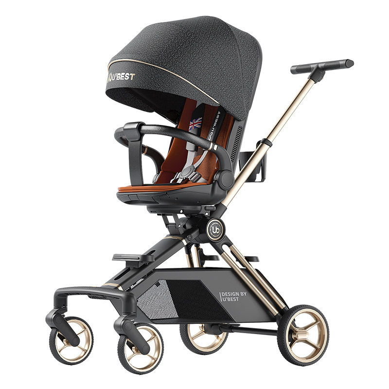 New born products Luxury 360 degree rotation function baby stroller 2 in 1 for 0-36 months babies