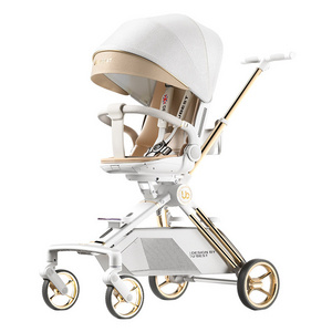 New born products Luxury 360 degree rotation function baby stroller 2 in 1 for 0-36 months babies