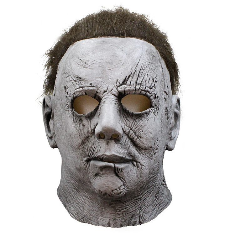 Horrible Halloween Horror Mask Full Face Grimace Scary Movie Peripheral Role Props LED Masks