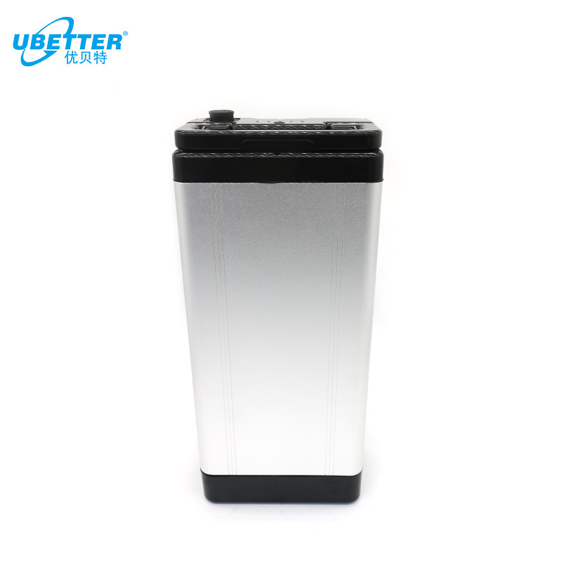 Hot Selling 18650 24v 36v 48v 13ah 15ah 20ah silver fish case lithium Electric E Bike battery pack  for 500W 750W Motor