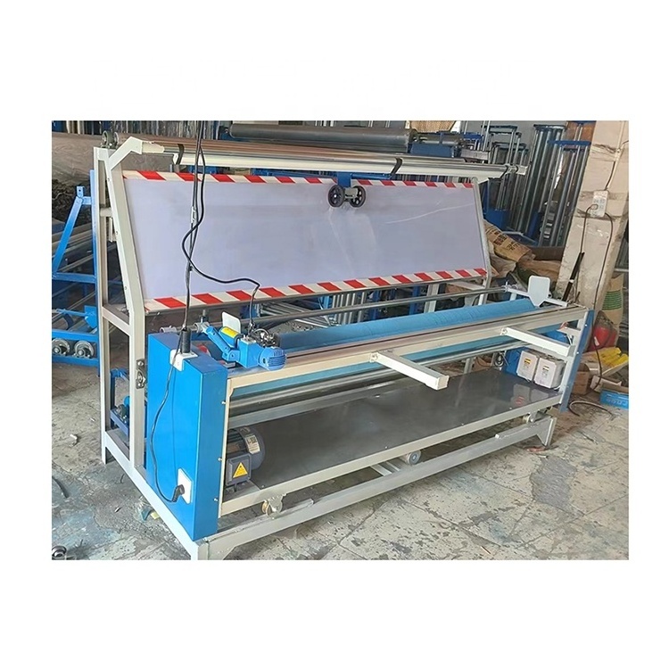 Time saving cloth binder material rewinding machine/saree cloth roll to sheet cutting winding machine