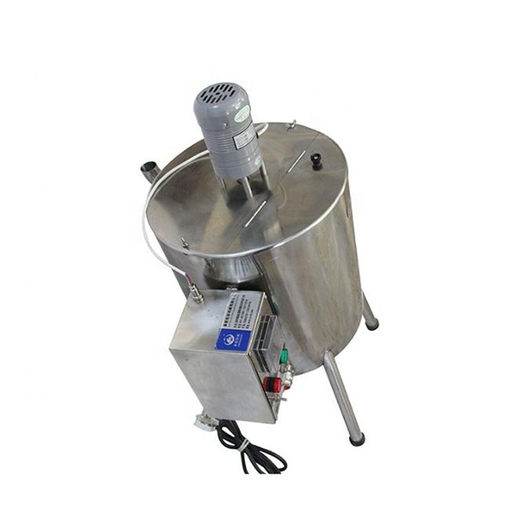 Semi automatic lip balm lipstick gear pump 15l heating mixing filling making machine filler lipstick