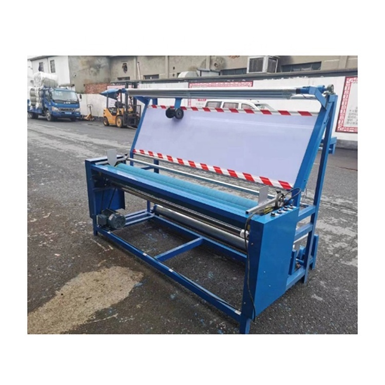 Customized width and length roll to roll printing textile fabric cutting machine textile rolling machine