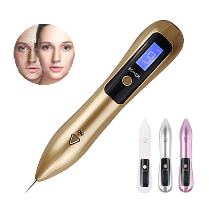 LCD LED Lighting Tattoo Mole Removal Machine Face Care Skin Tag Removal Freckle Wart Dark Spot Remover Plasma Pen