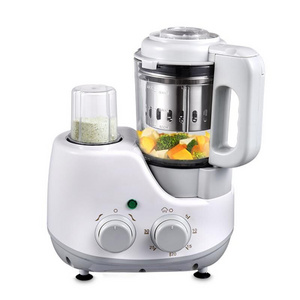 2018 new Good quality Multifunctional glass baby food processor with two motors