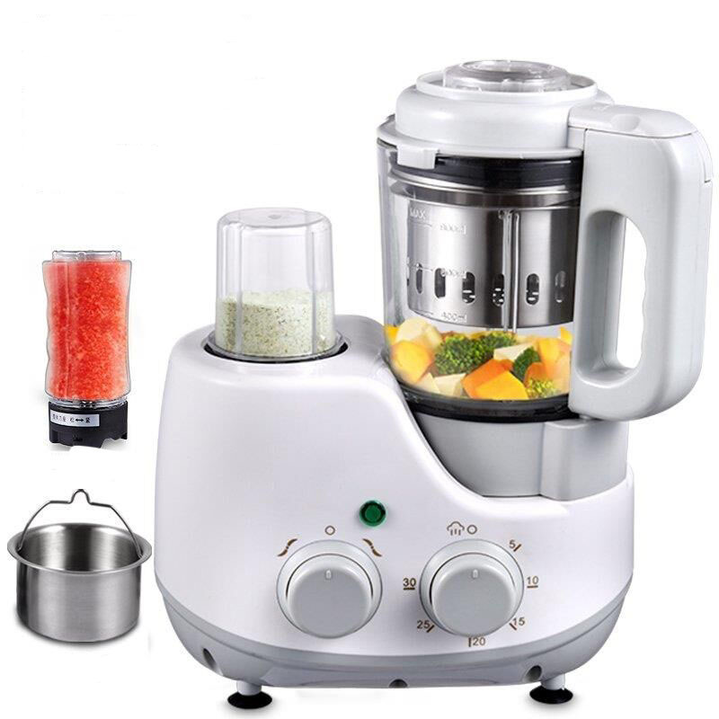 Promotion automatic Multifunctional glass baby food maker with two motors