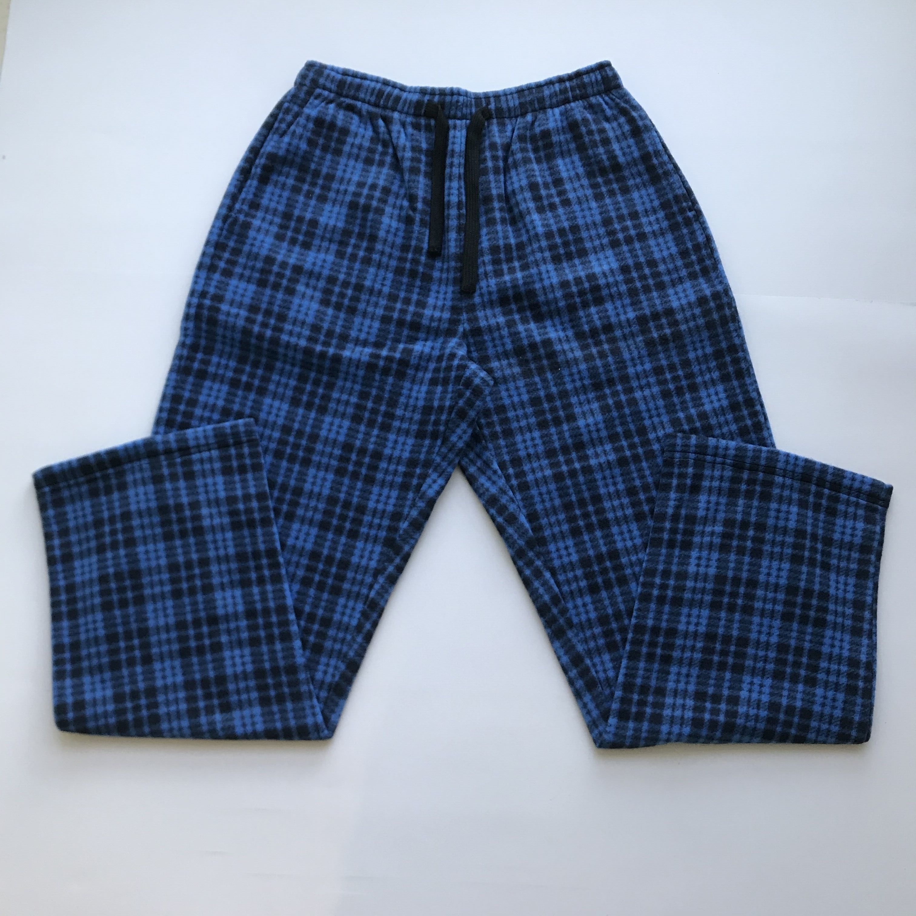 U and B Wholesale Custom Logo Loose Fit Check Pattern Comfortable Casual Sleepwear Men's Flannel Pajama Trousers Pants