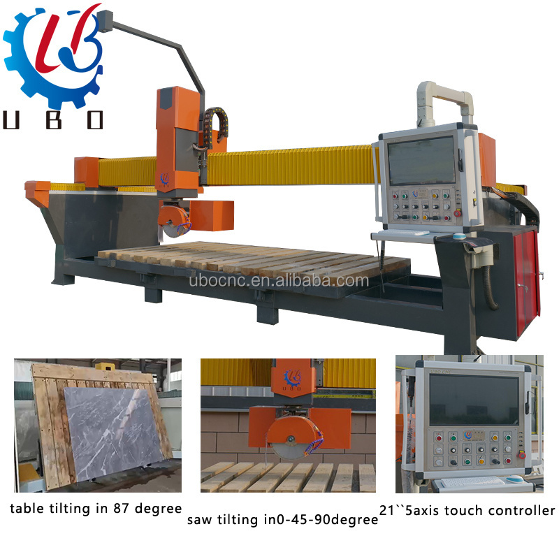 4 Axis 5 Axis US-B 3020  Bridge Saw Cnc Bridge Type Stone Cutter Machine stone cutting machine for sale