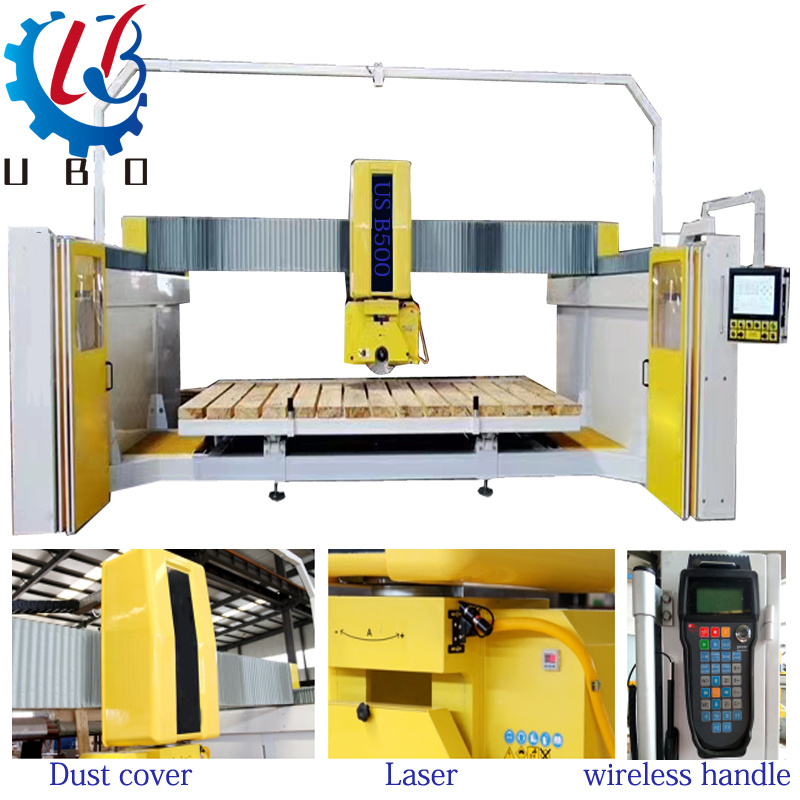 CNC 5Axis Bridge Cutter Granite Marble Stone Cutting Machine for granite marble