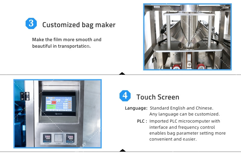 High accuracy fully automatic 1kg 2kg 5kg Granule cooked rice sugar packing machine