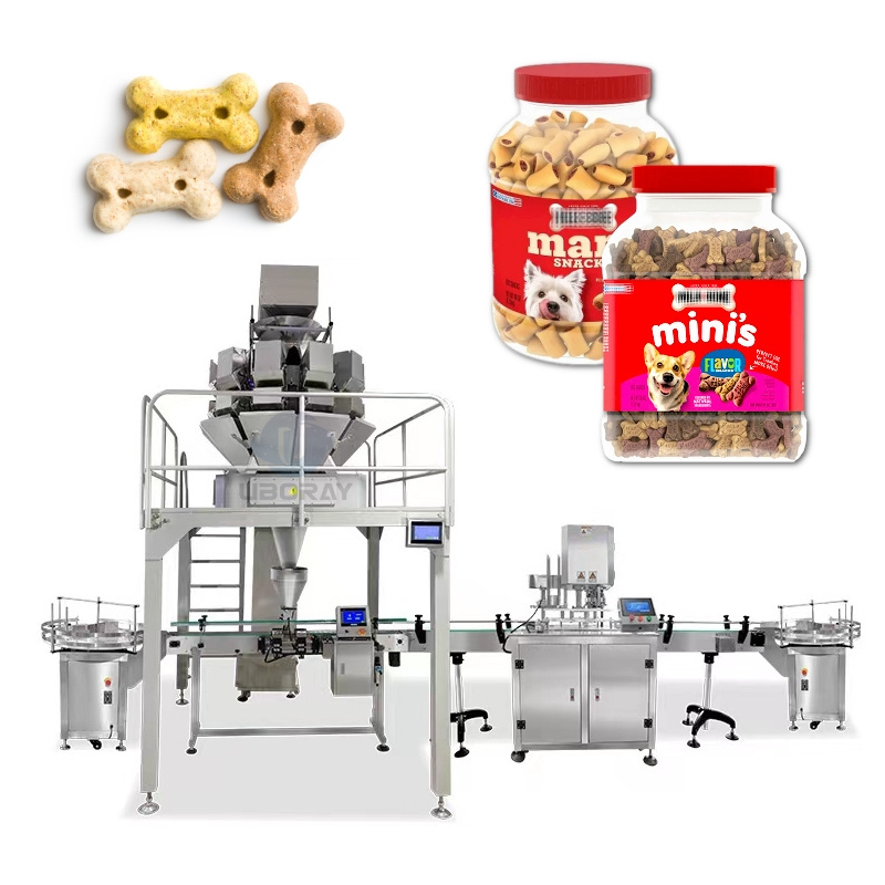 1kg 2kg 3kg 5kg 7kg Automatic Weighing Pet Dog snack Cat food packaging packing machine