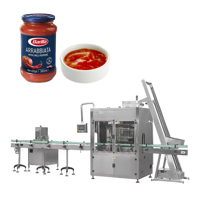 Full automatic liquid Filling Capping Machine Tomato Sauce oil Bottle Filling Machine Ketchup Honey Jar Filling Machine