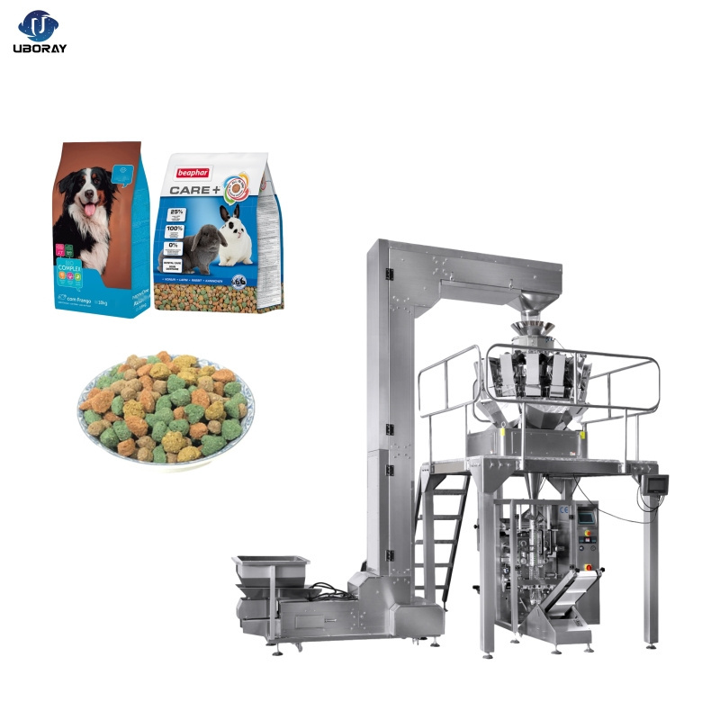 1kg 2kg 3kg 5kg 7kg Automatic Weighing Pet Dog snack Cat food packaging packing machine