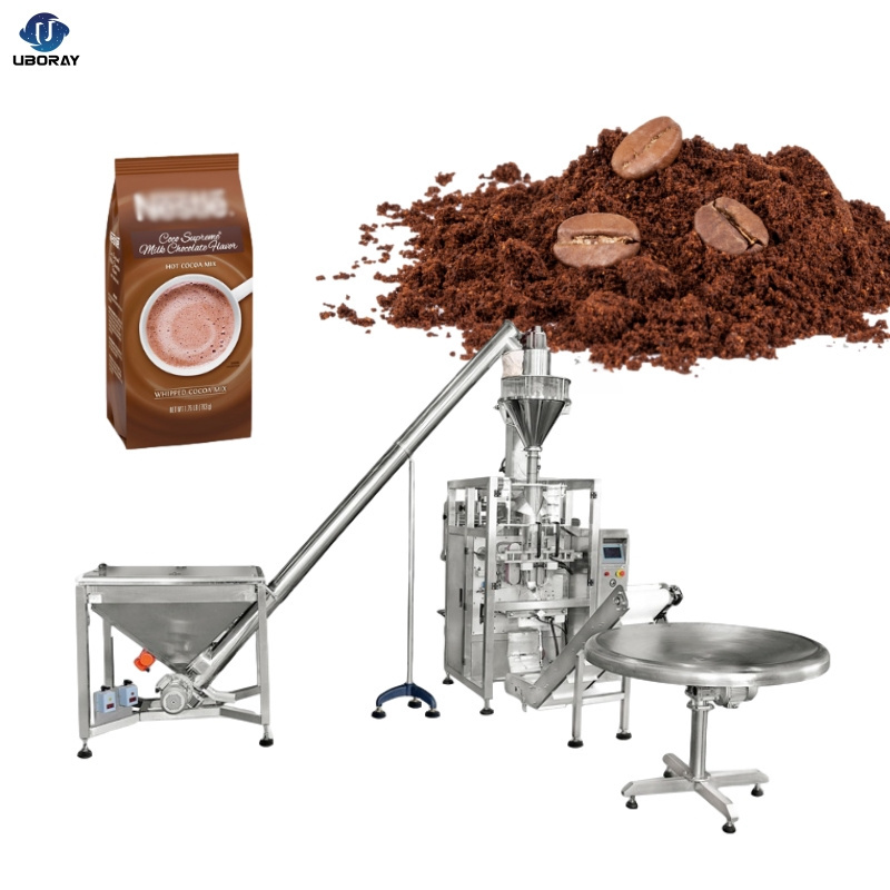 High Accuracy Automatic Ground Coffee Powder Pouch Packing Machine 500g 1kg Cocoa Powder Instant Coffee Powder Packing Machine