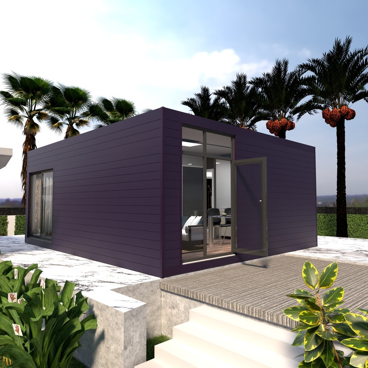 Prefab Mobile Homes Container House With Light Steel Structure Frame