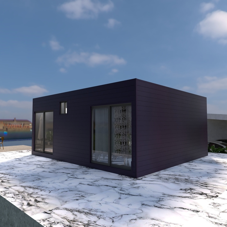 Prefab Mobile Homes Container House With Light Steel Structure Frame