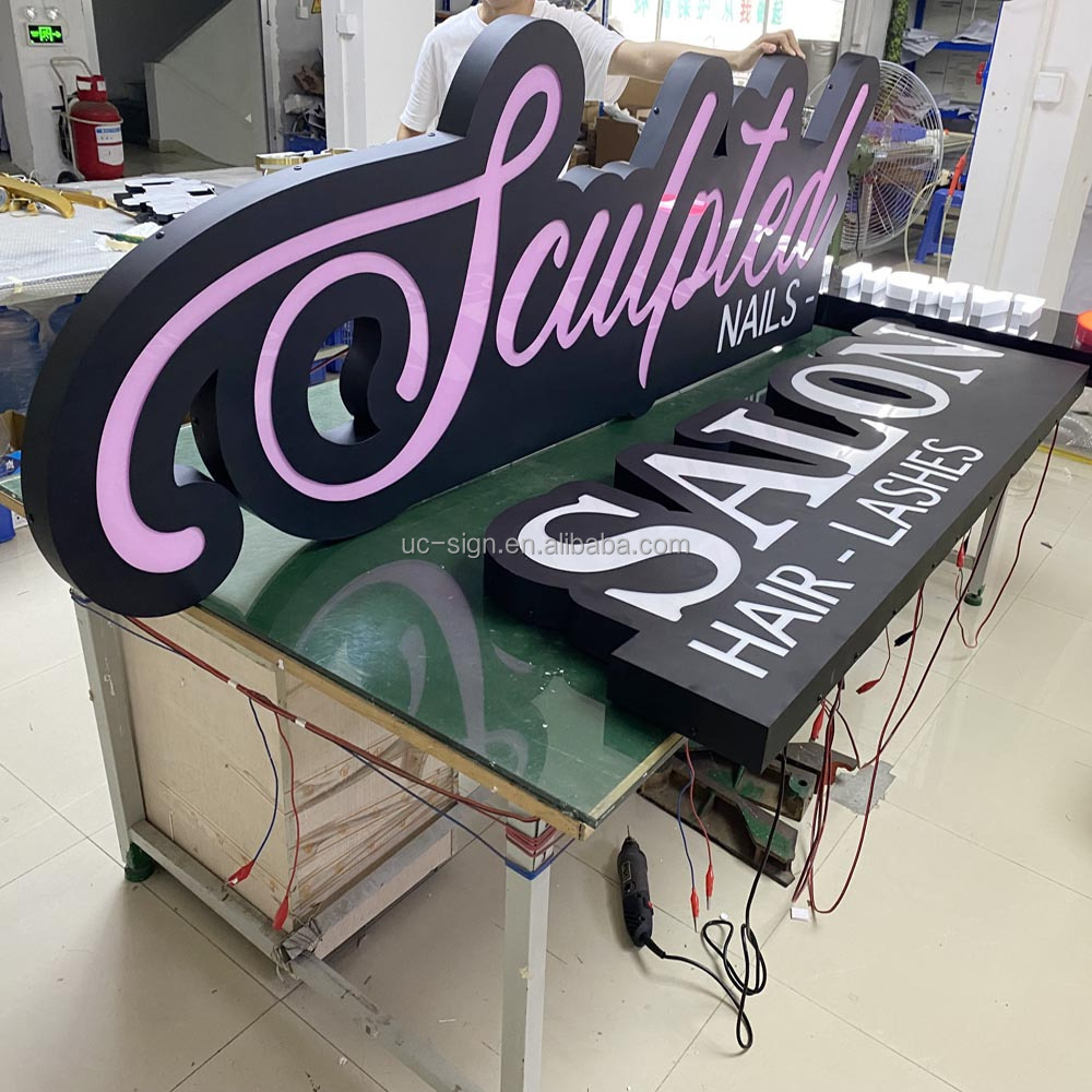 Custom Advertising Light Box Coffee shop sign outdoor Led advertising boards Double Sided acrylic light box