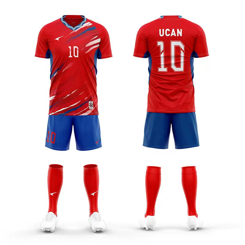 Wholesale Club Vintage Retro Football Team Shirt Custom Football Sportswear Soccer Jersey