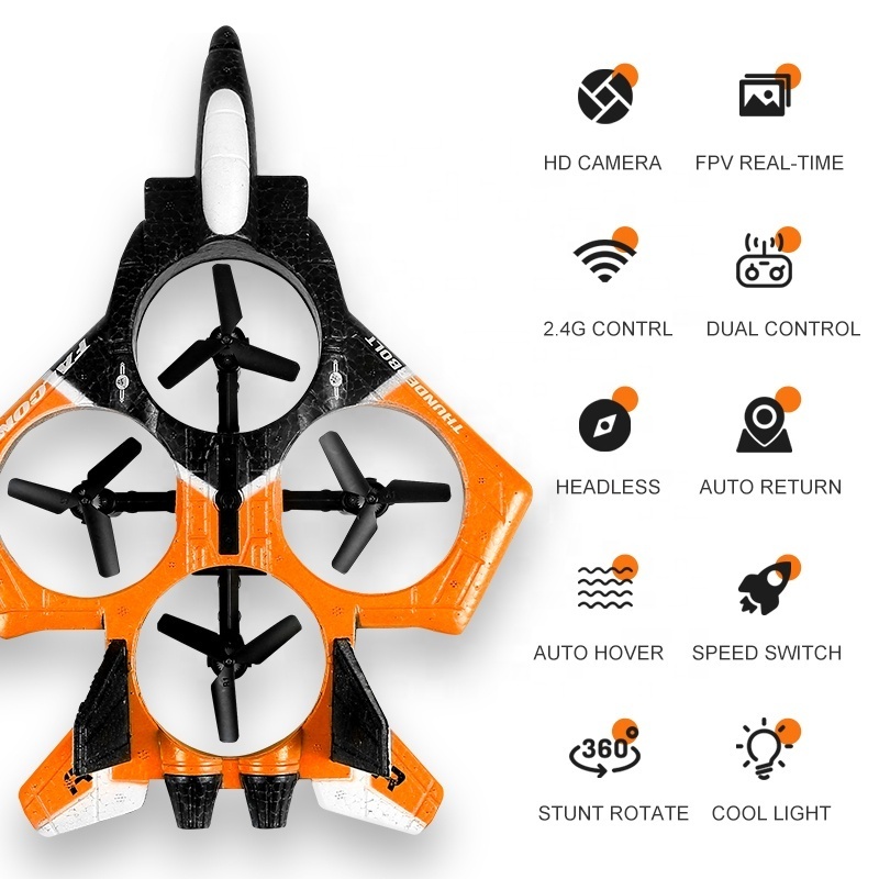 2.4g remote control airplane drone 360 degree rotation EPP foam rc drone ufo hand watch gesture control drone toys