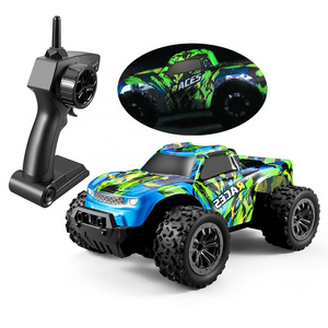 2.4G 1/20 RC Truck Toy Remote Control Car Off-Road Vehicle High Speed Big Tires RC Monster Truck With Light