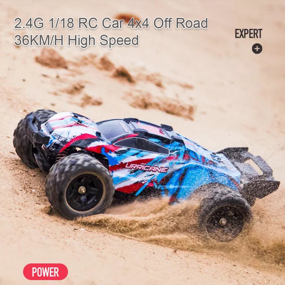 HS18322 1/18 remote control car 4x4 high speed racing monster truck big tires 4wd off road rc car for boys