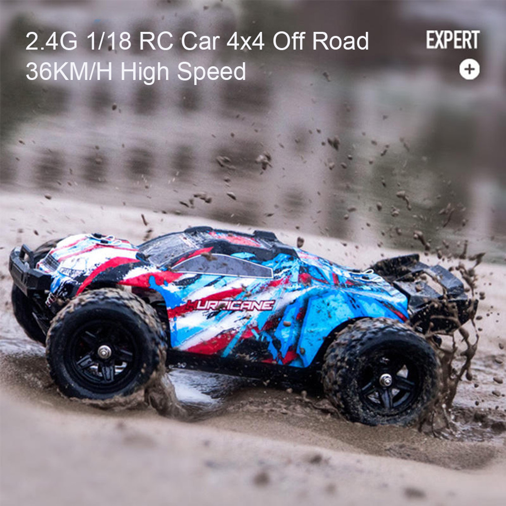 HS18322 1/18 remote control car 4x4 high speed racing monster truck big tires 4wd off road rc car for boys