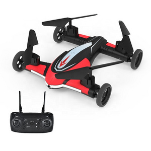 2.4G Drone Flying Cars Quadcopter Air-Ground Dual Mode Switch, Remote Control Car and RC Drone with 360 Rolling