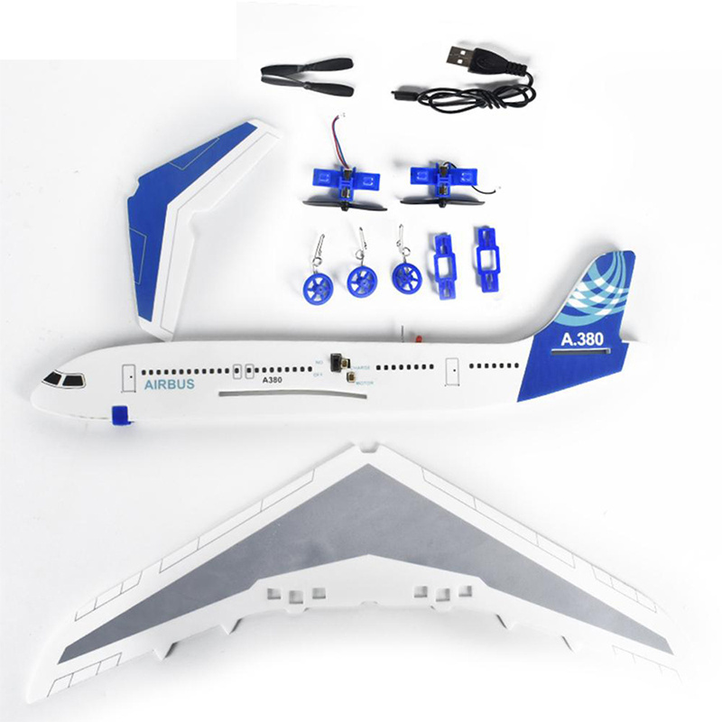 2.5CH EPP Foam Material RC Plane Kit Toy 2.4GHz Plane With Remote Control Automatic Balance Airplane Glider