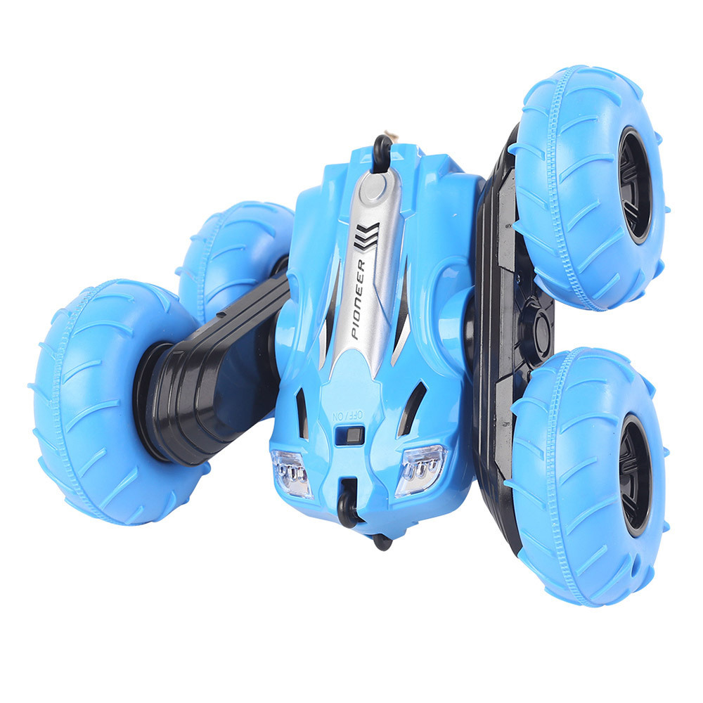 Hot selling 2.4G Remote Control 360 Degree Rolling Inflate Wheel RC Stunt Car With Air Pump For Children