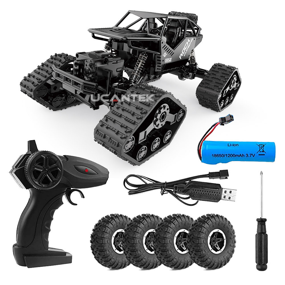 2.4GHz 1/16 All Terrains RC Rock Crawler 4x4 Monster Toy Truck RC Cars Off Road Track Wheel RC Car For Kids