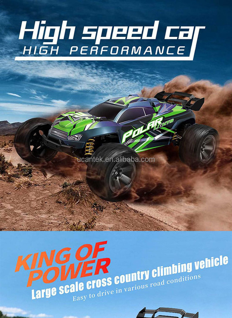 Hospeed 2.4g 1/8 scale big remote control trucks off-road car buggy rc monster truck 4x4 high speed for adults