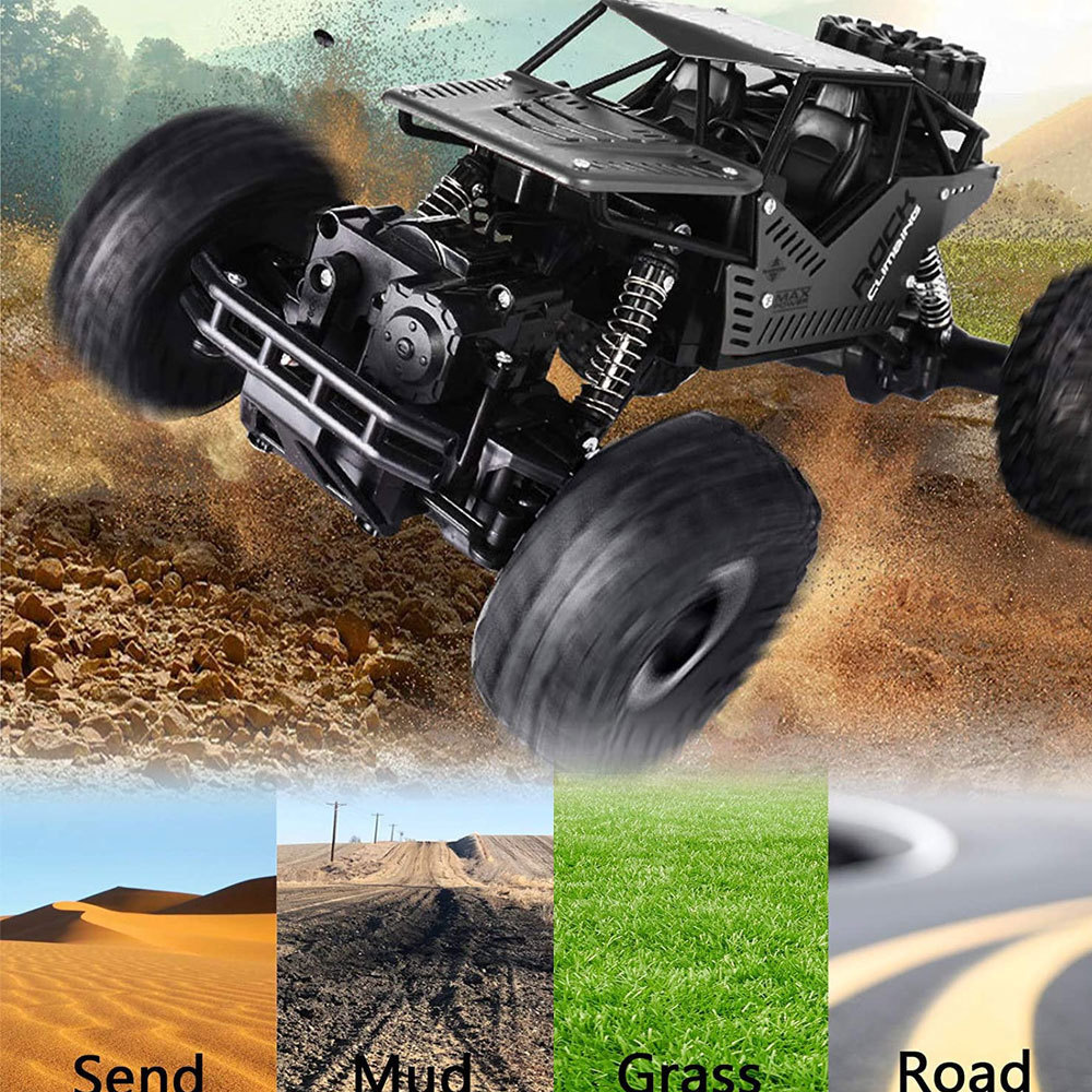 2.4g 1/16 alloy off road vehicle 4wd rc car for kids carros de controle remoto 4x4 control juguete rc