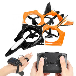 2.4g remote control airplane drone 360 degree rotation EPP foam rc drone ufo hand watch gesture control drone toys