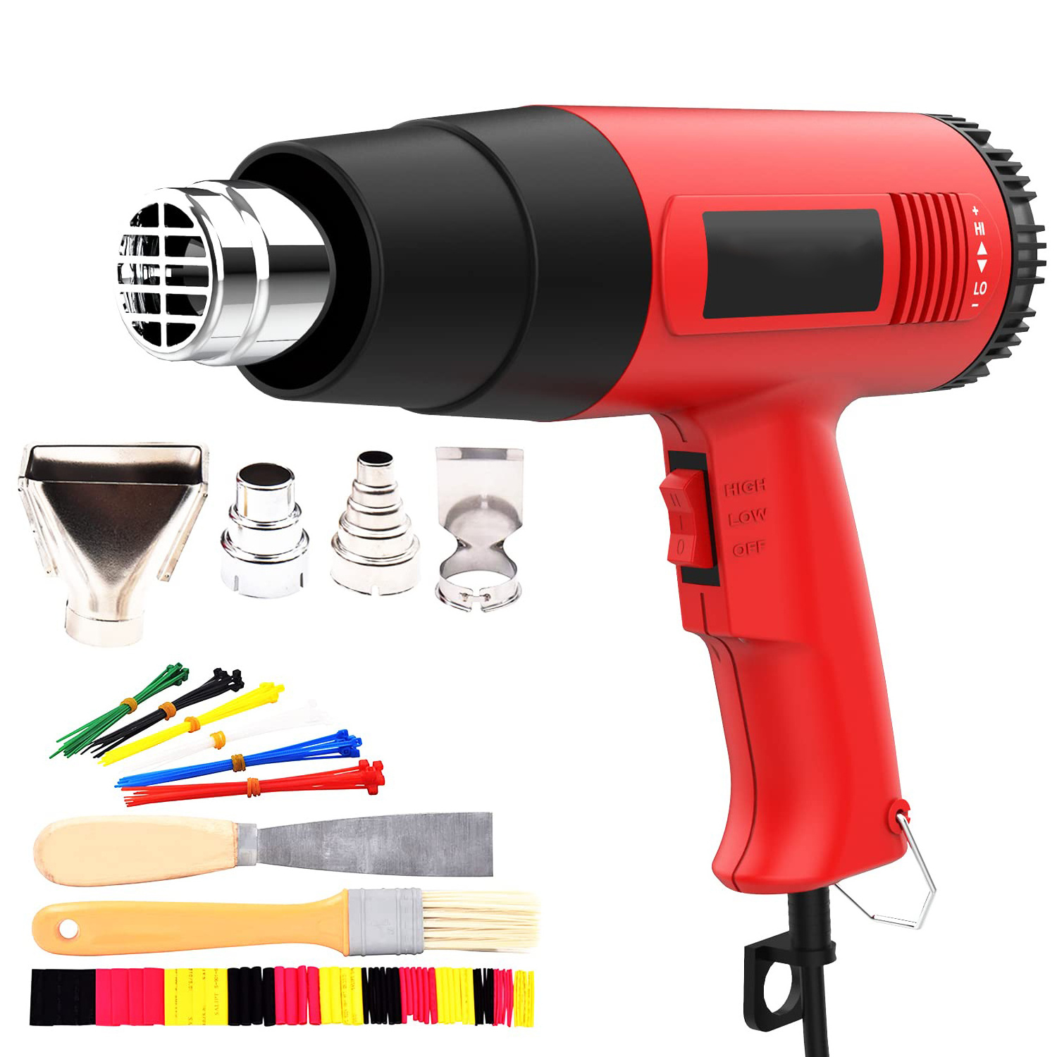 Electronic Hand Held Hot Air Blower Pistola De Calor Power Temperature Adjustable Heat Gun Portable Hot Air Gun