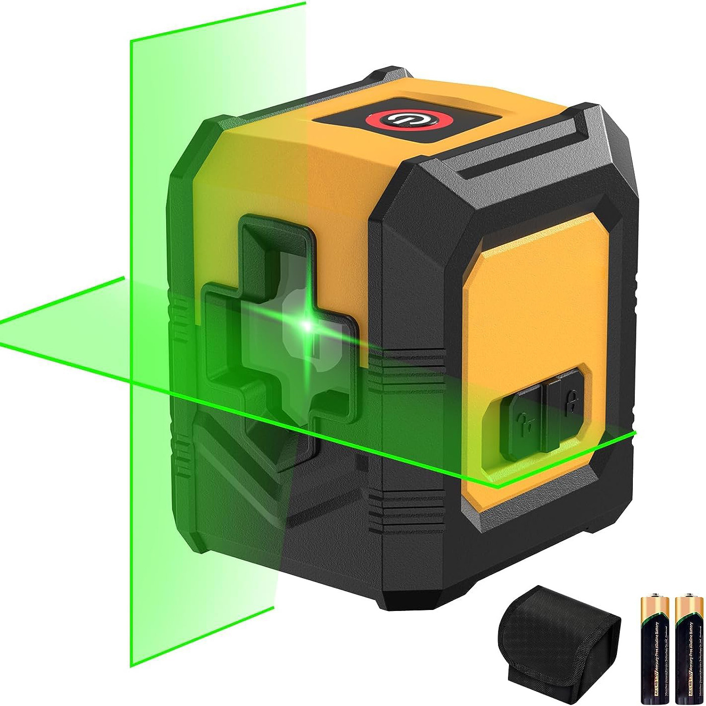 Indoor Outdoor Rechargeable Battery 360 Self Leveling 3D Horizontal Line Green Beam Cross Line Laser for Construction