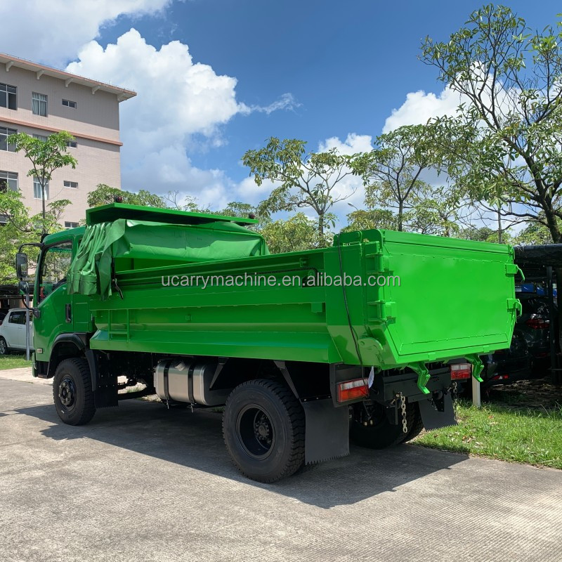 Reduced price sale! ! ! 8 tons Stock Dump Truck Blue 4*2 Wheel Dump Truck Right Hand Drive Transport Truck