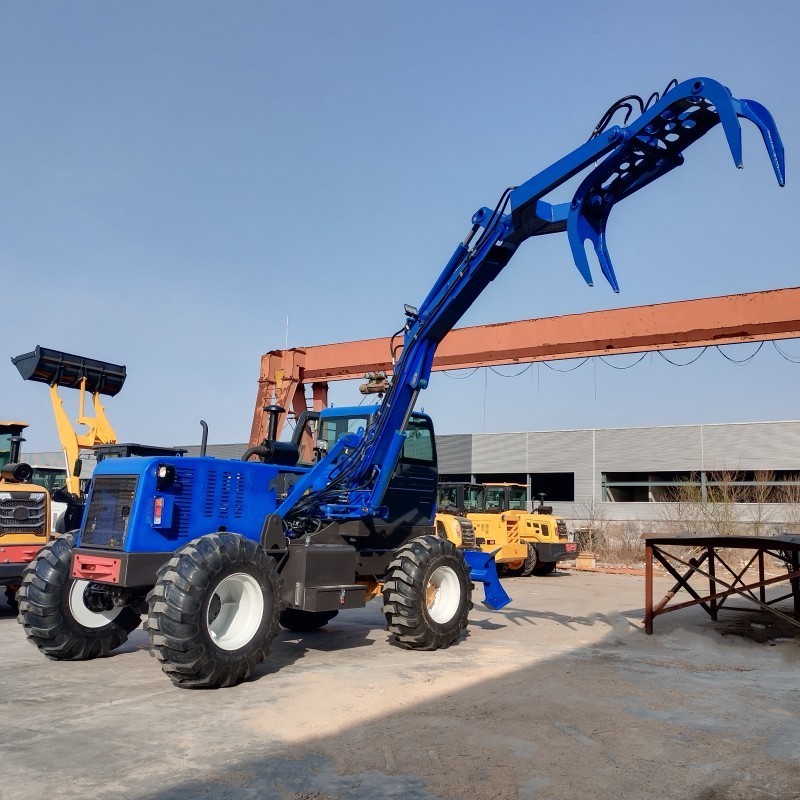 Sale Small Hydraulic Lifting Arms Grab Attach Log Wood Grapple Loader Bell Sugarcane loader