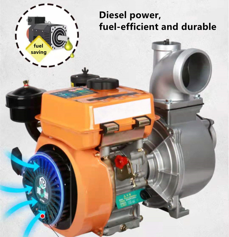 Large suction pump 3 inch diesel engine water pump