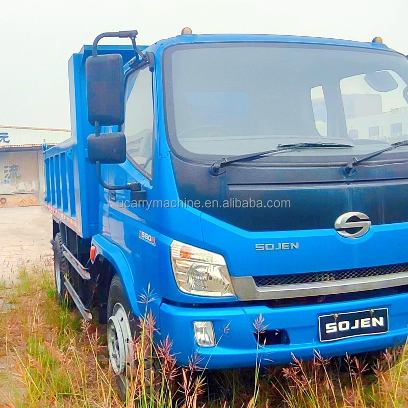 Reduced price sale! ! ! 8 tons Stock Dump Truck Blue 4*2 Wheel Dump Truck Right Hand Drive Transport Truck