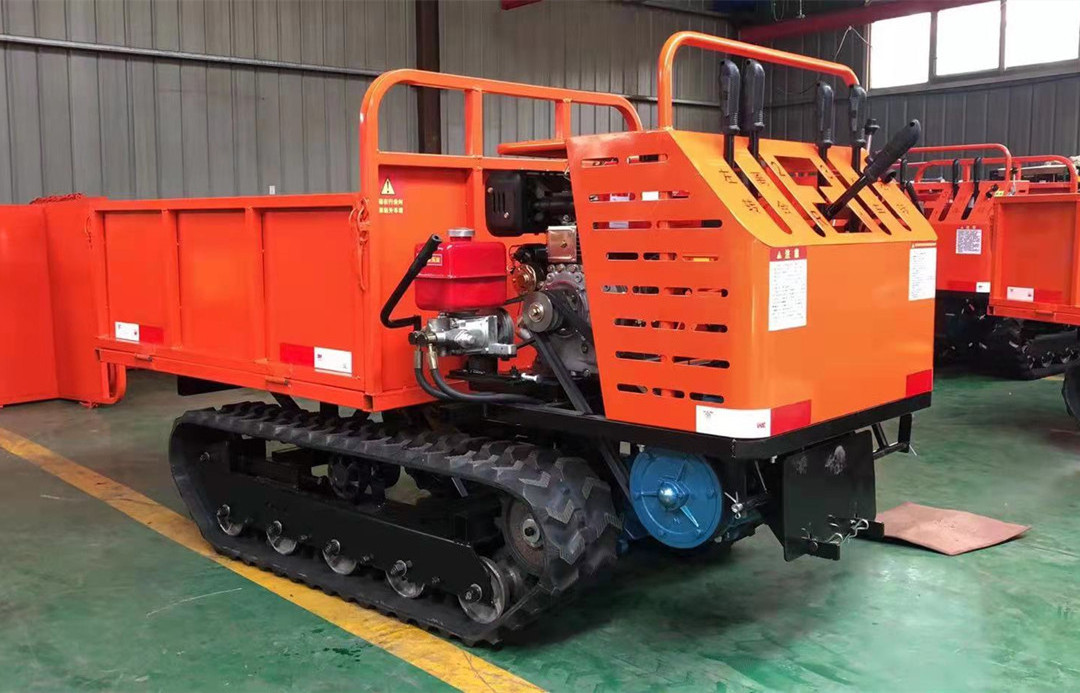 mini hydraulic rubber tracked dumper/self loading mini dumper