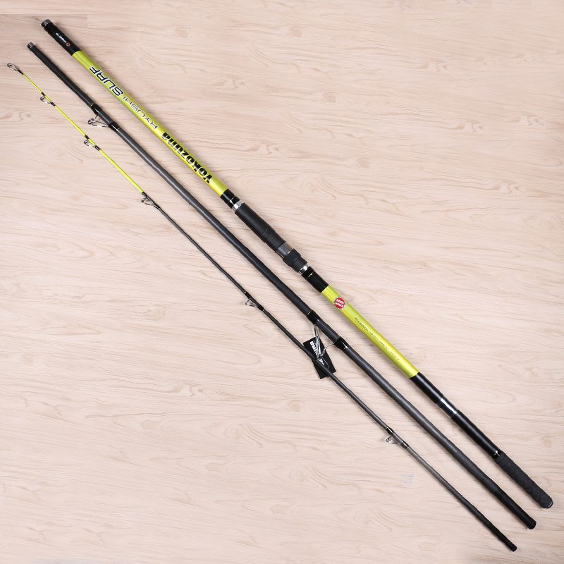 4.2m 3 Sections CW 100-200g Casting Weight High Carbon Fiber Surfcasting Rod Surf Rod