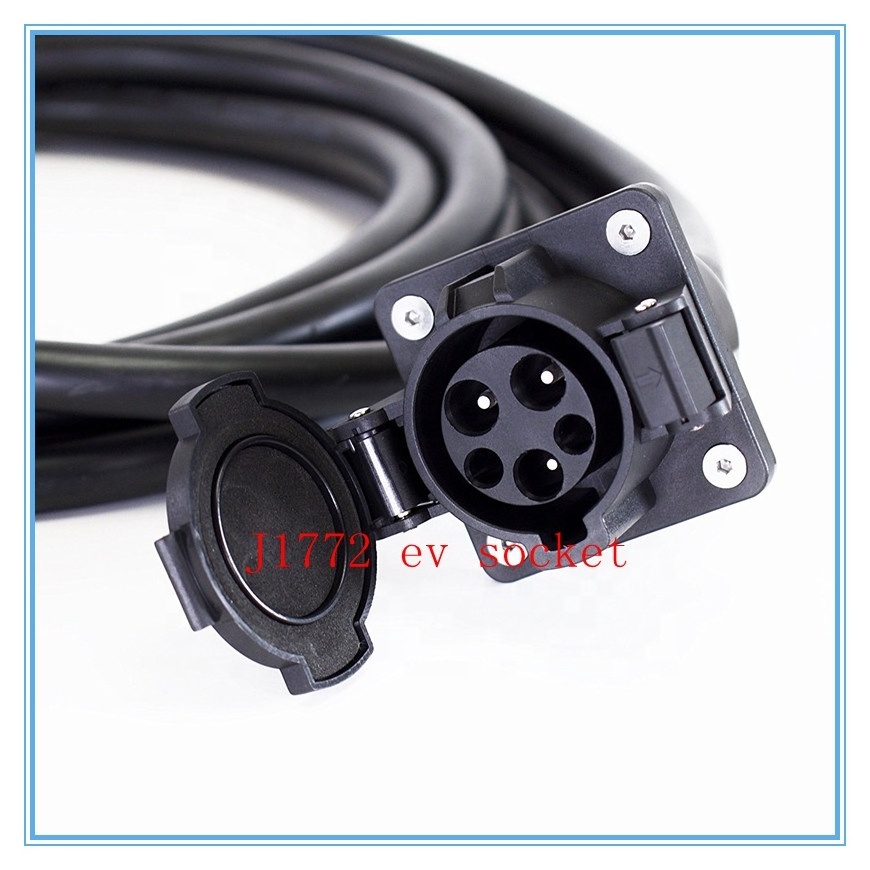 40 Amp J1772 extension cable, SAE j1772 extension cord for EVs electric ev charger