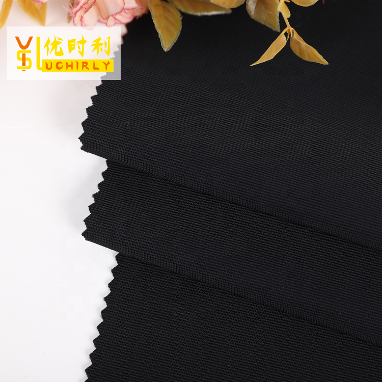 2022 popular 100D 95% polyester 5% spandex ottoman elastane fabric