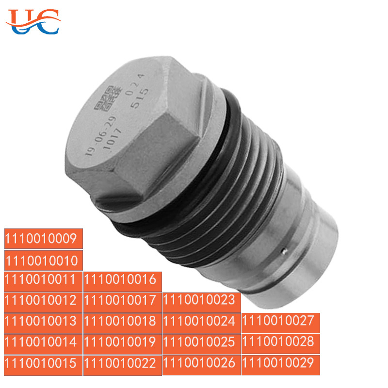 Common Rail Sensor Pressure Relief Limiter Valve 1110010015 1110010018 1110010028 1110010017