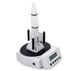 UCHOME Rocket Alarm Clock,LCD backlight clock