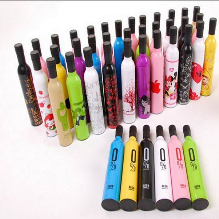 UCHOME Personalized Wine Bottle Umbrella