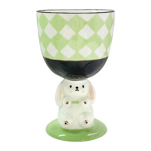 Cute hand-painted three-dimensional tall cup hand pinch irregular large capacity coffee cup