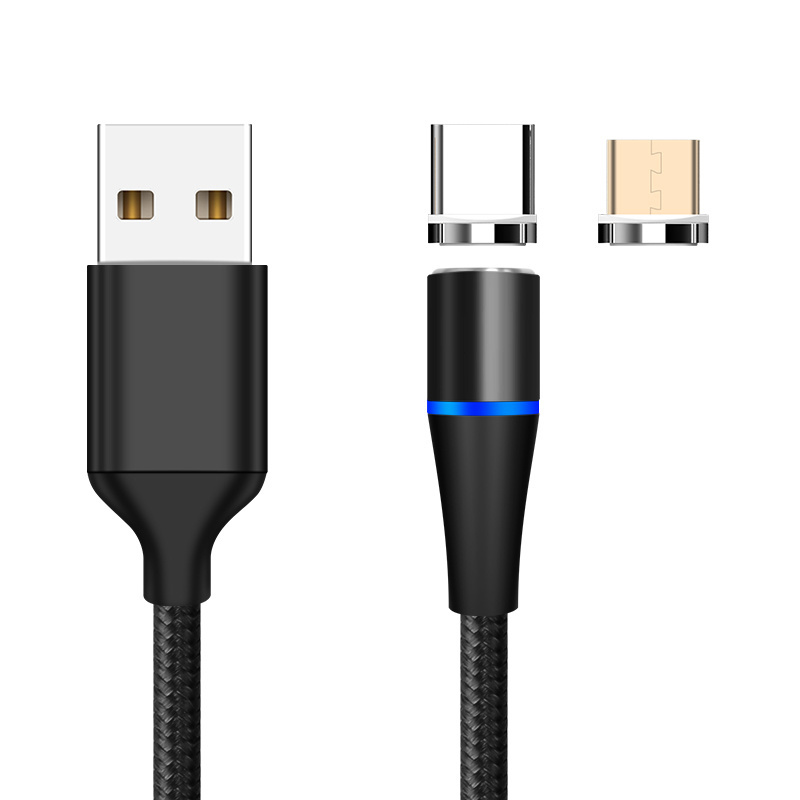 9pin 540 Degree Rotating Pd 60w 3 In 1 Magnetic Charging Cable Multi Charging Cable With Data Transfer for type c device